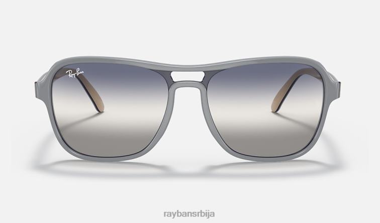 Ray-Ban државна страна би-градијент P0HP1248 наочаре за сунце полирана светлосива/плава/сива мушкарци