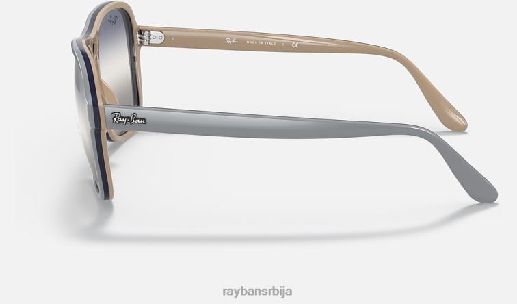 Ray-Ban државна страна би-градијент P0HP1248 наочаре за сунце полирана светлосива/плава/сива мушкарци