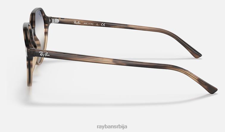 Ray-Ban тхалиа би-градиент P0HP1250 наочаре за сунце полирана браон хавана/плава/сива мушкарци