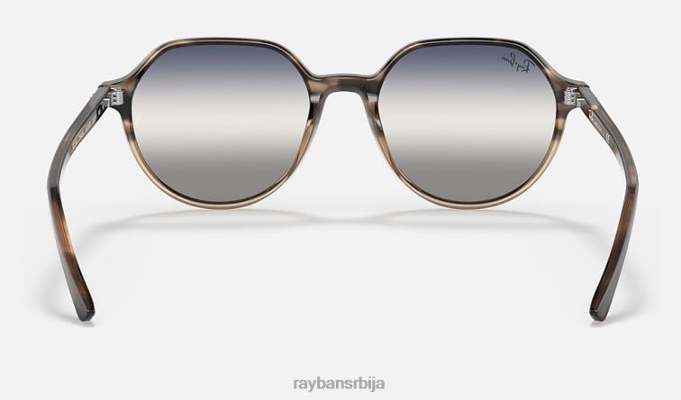 Ray-Ban тхалиа би-градиент P0HP1250 наочаре за сунце полирана браон хавана/плава/сива мушкарци