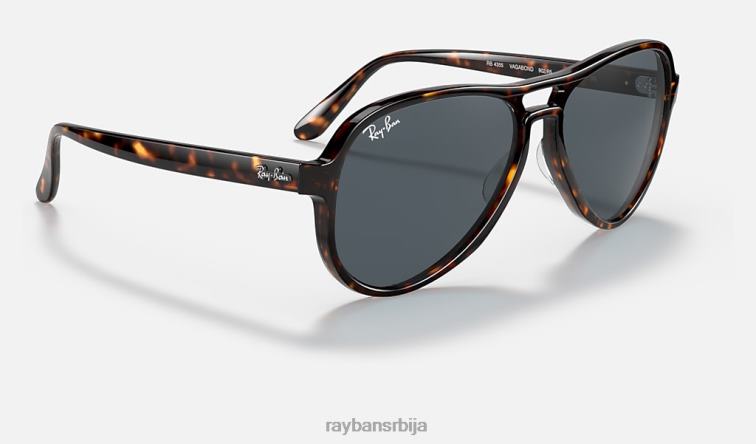 Ray-Ban вагабонд P0HP1254 наочаре за сунце углачана хавана/плава/сива мушкарци