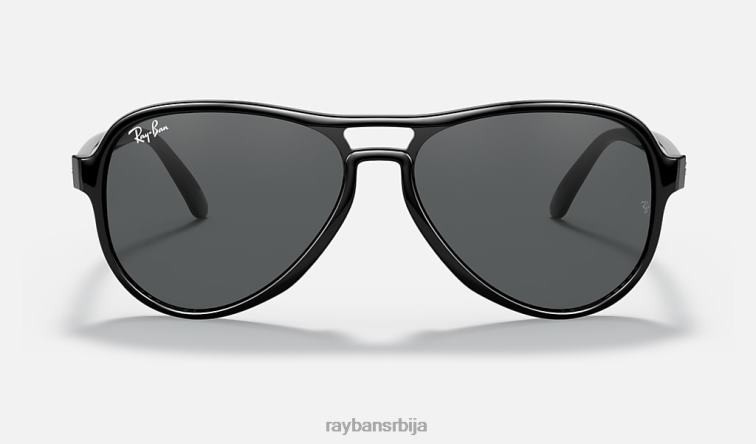 Ray-Ban вагабонд P0HP1255 наочаре за сунце полирана црна/тамно сива мушкарци