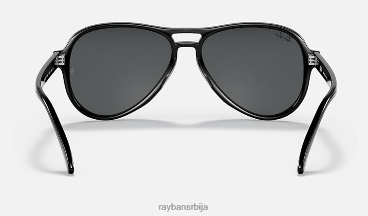Ray-Ban вагабонд P0HP1255 наочаре за сунце полирана црна/тамно сива мушкарци