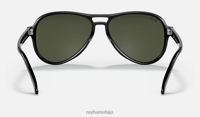 Ray-Ban вагабонд P0HP1256 наочаре за сунце полирана црно/зелена мушкарци
