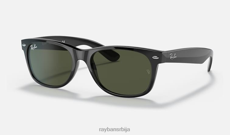 Ray-Ban нови ваифарер класик P0HP126 наочаре за сунце полирана црно/зелена мушкарци