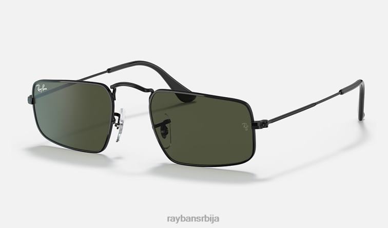Ray-Ban јулие P0HP1279 наочаре за сунце полирана црно/зелена мушкарци