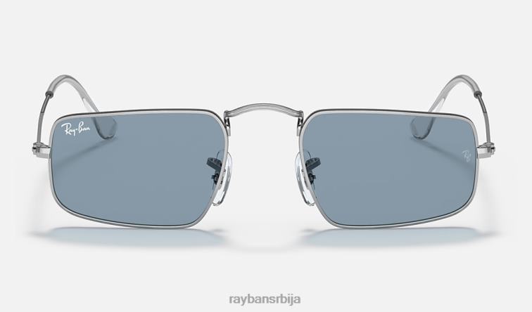 Ray-Ban јулие P0HP1280 наочаре за сунце полирано сребрно/плаво мушкарци
