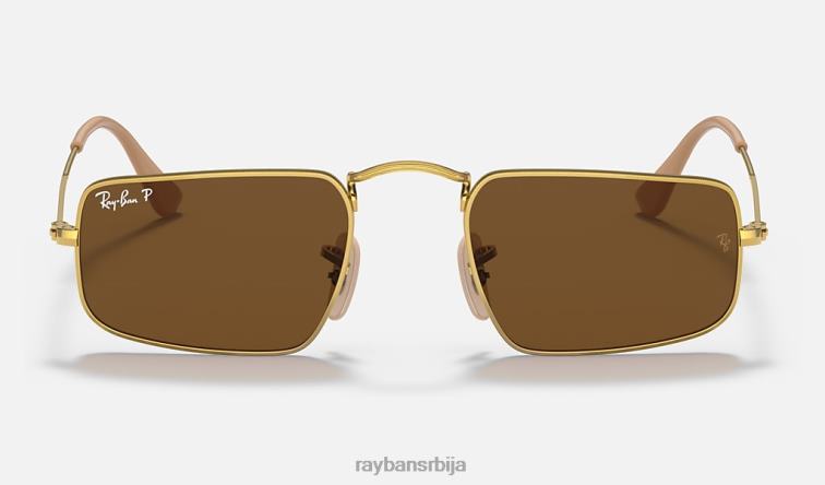 Ray-Ban јулие P0HP1281 наочаре за сунце полирано злато/браон мушкарци