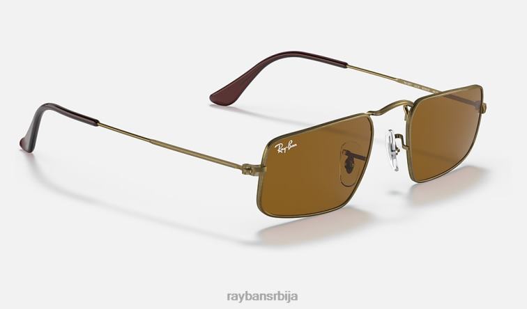Ray-Ban јулие P0HP1282 наочаре за сунце мат антикно злато/браон мушкарци