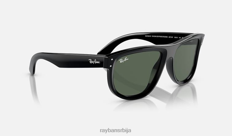 Ray-Ban дечко обрнуто P0HP128 наочаре за сунце полирана црно/зелена мушкарци