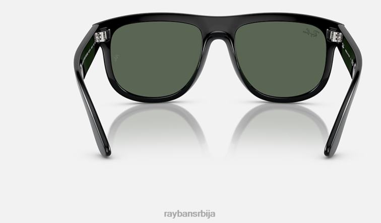 Ray-Ban дечко обрнуто P0HP128 наочаре за сунце полирана црно/зелена мушкарци