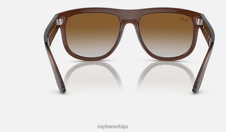 Ray-Ban дечко обрнуто P0HP129 наочаре за сунце полирани провидни браон/браон мушкарци