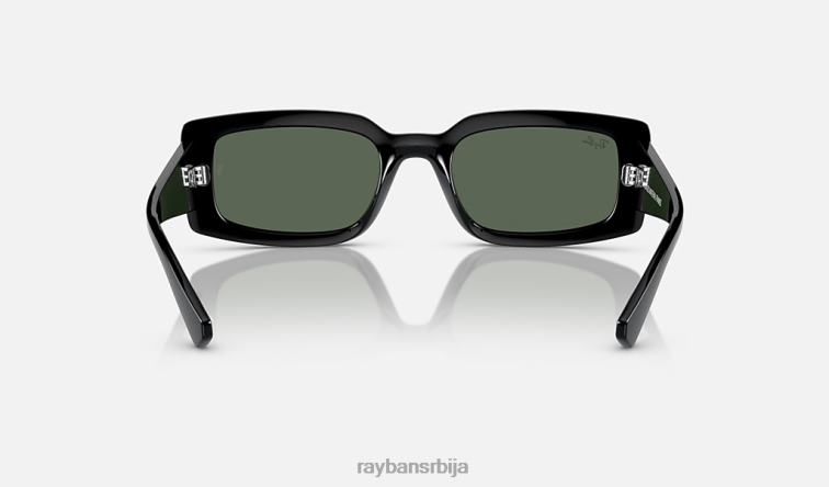 Ray-Ban килиане био-басед P0HP137 наочаре за сунце полирана црна/тамно зелена мушкарци