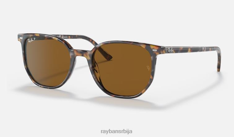 Ray-Ban еллиот P0HP1395 наочаре за сунце углачана хавана браон сива/браон мушкарци
