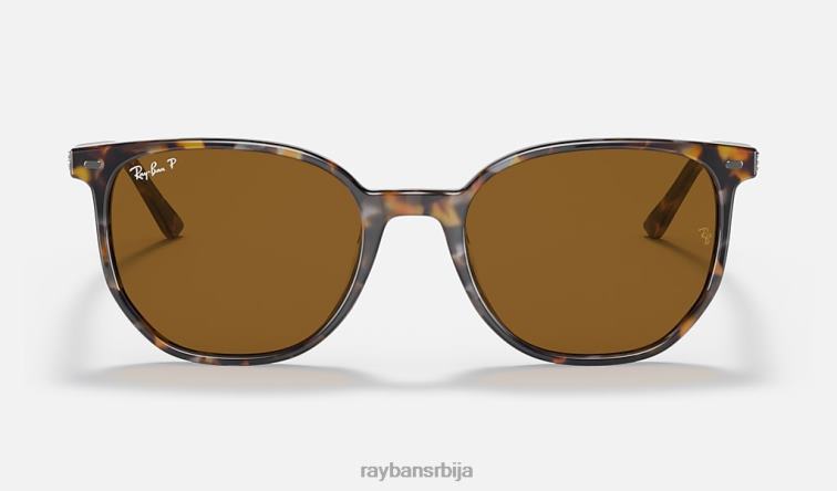 Ray-Ban еллиот P0HP1395 наочаре за сунце углачана хавана браон сива/браон мушкарци