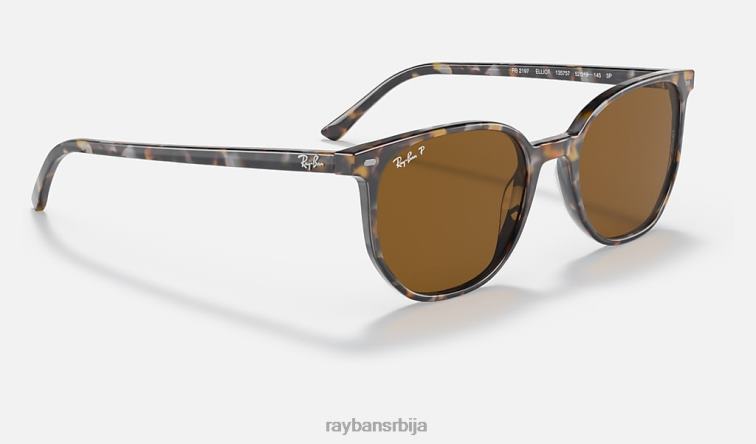 Ray-Ban еллиот P0HP1395 наочаре за сунце углачана хавана браон сива/браон мушкарци
