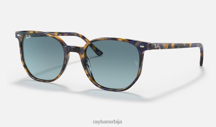 Ray-Ban еллиот P0HP1396 наочаре за сунце полирана жута/плава хавана/плава мушкарци