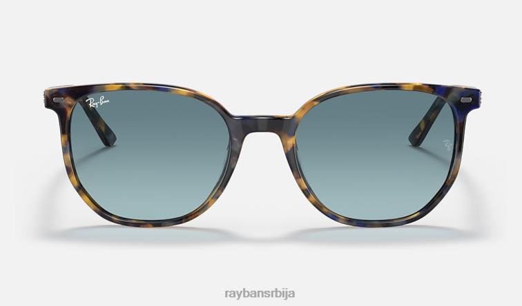 Ray-Ban еллиот P0HP1396 наочаре за сунце полирана жута/плава хавана/плава мушкарци