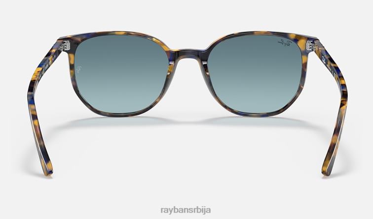 Ray-Ban еллиот P0HP1396 наочаре за сунце полирана жута/плава хавана/плава мушкарци