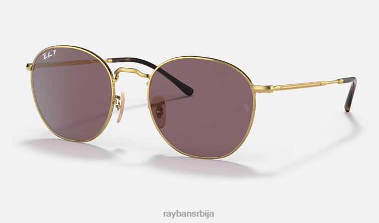 Ray-Ban пљачкати P0HP1401 наочаре за сунце полирано злато/љубичасто мушкарци