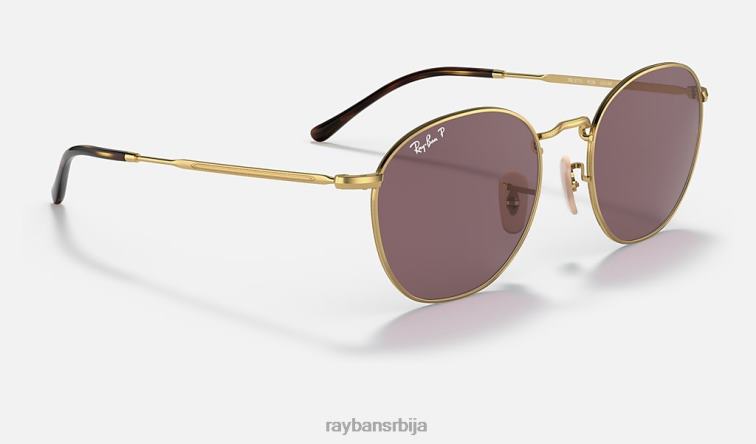 Ray-Ban пљачкати P0HP1401 наочаре за сунце полирано злато/љубичасто мушкарци