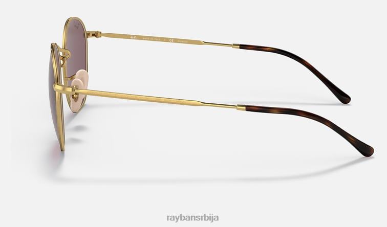 Ray-Ban пљачкати P0HP1401 наочаре за сунце полирано злато/љубичасто мушкарци