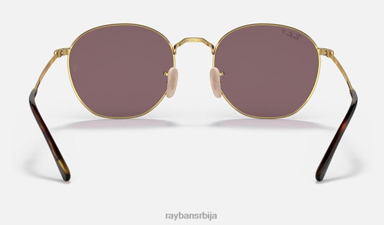 Ray-Ban пљачкати P0HP1401 наочаре за сунце полирано злато/љубичасто мушкарци