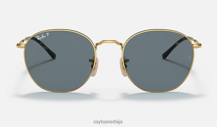 Ray-Ban пљачкати P0HP1402 наочаре за сунце полирано златно/плаво мушкарци