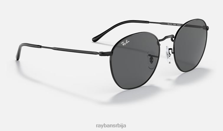Ray-Ban пљачкати P0HP1404 наочаре за сунце полирана црно/сива мушкарци