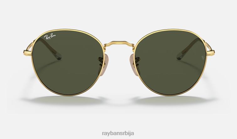 Ray-Ban Давид P0HP1425 наочаре за сунце полирано златно/зелено мушкарци