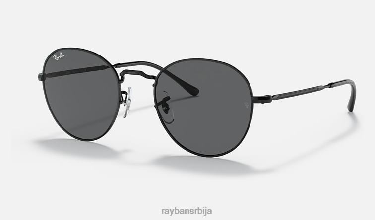 Ray-Ban Давид P0HP1429 наочаре за сунце полирана црно/сива мушкарци