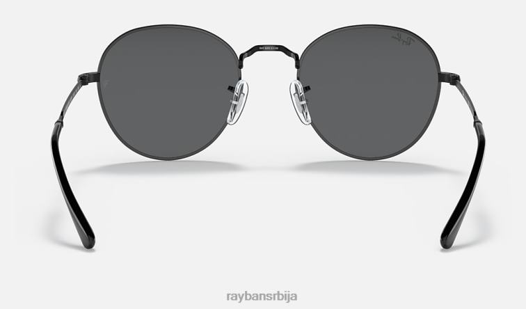 Ray-Ban Давид P0HP1429 наочаре за сунце полирана црно/сива мушкарци