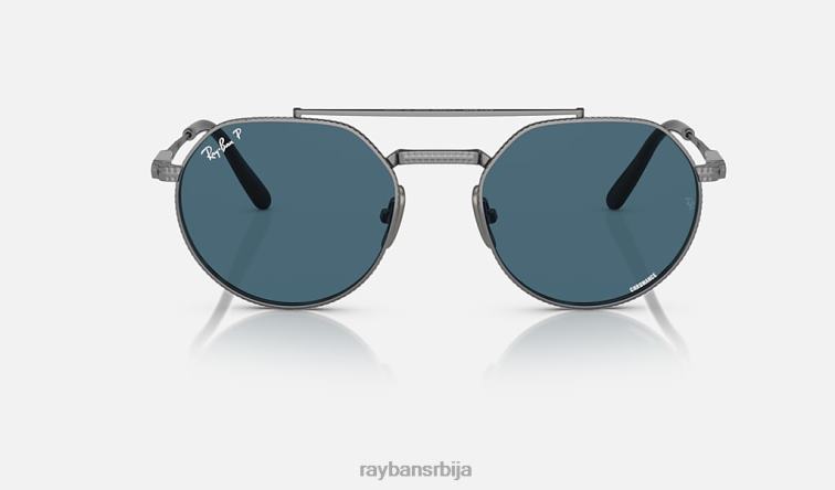 Ray-Ban јацк ии титанијум P0HP1467 наочаре за сунце углачан гунметал/плаво мушкарци