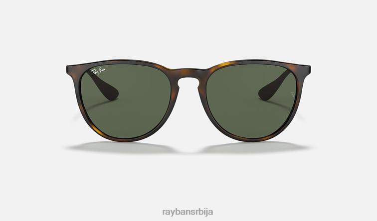 Ray-Ban ерика цлассиц P0HP146 наочаре за сунце полирана светло хавана/зелена мушкарци