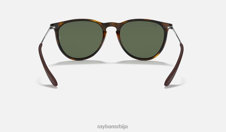 Ray-Ban ерика цлассиц P0HP146 наочаре за сунце полирана светло хавана/зелена мушкарци