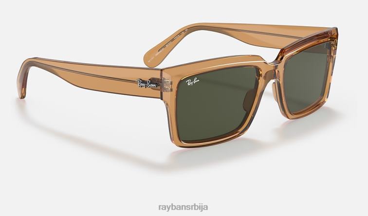 Ray-Ban инвернесс цоллецтион P0HP1476 наочаре за сунце полирани провидни светло браон/зелени мушкарци