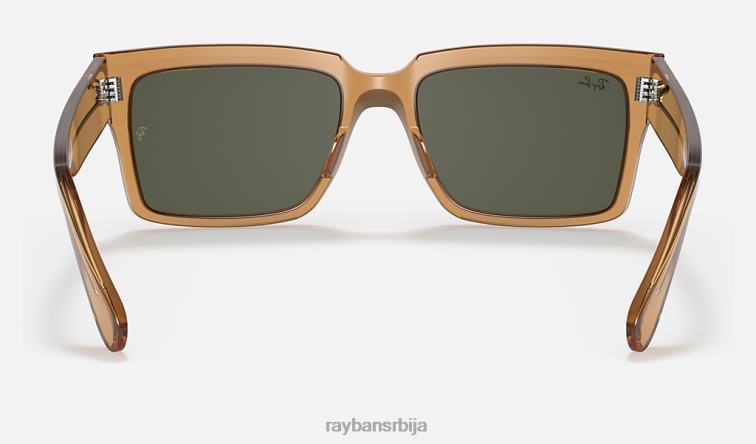 Ray-Ban инвернесс цоллецтион P0HP1476 наочаре за сунце полирани провидни светло браон/зелени мушкарци