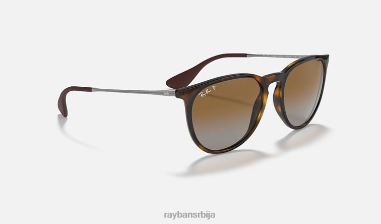 Ray-Ban ерика цлассиц P0HP147 наочаре за сунце полирано светло хавана/браон мушкарци