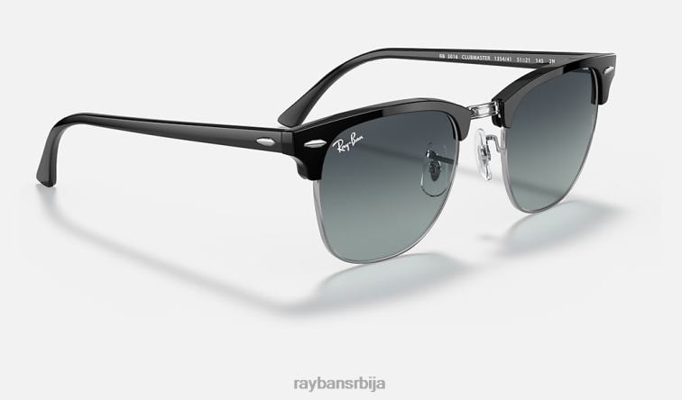 Ray-Ban цлубмастер иг дроп доо P0HP1481 наочаре за сунце полирана црна/сива/плава мушкарци