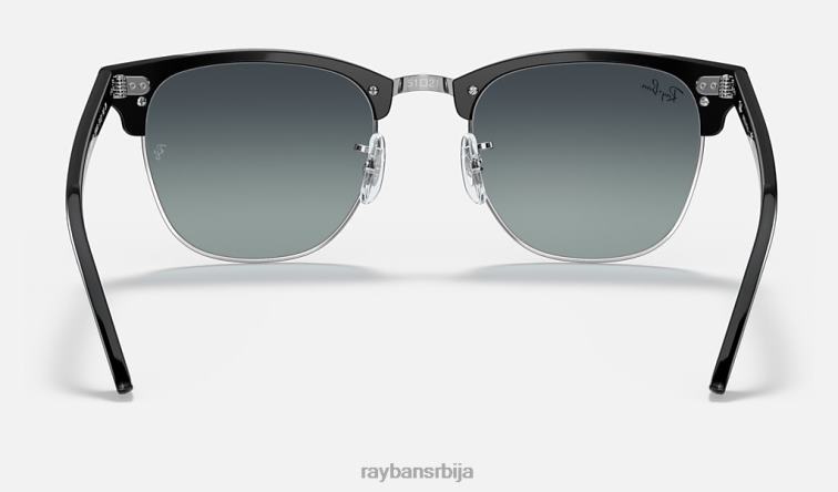 Ray-Ban цлубмастер иг дроп доо P0HP1481 наочаре за сунце полирана црна/сива/плава мушкарци