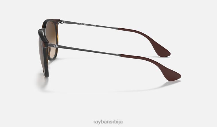 Ray-Ban ерика цлассиц P0HP149 наочаре за сунце мат хавана/браон мушкарци
