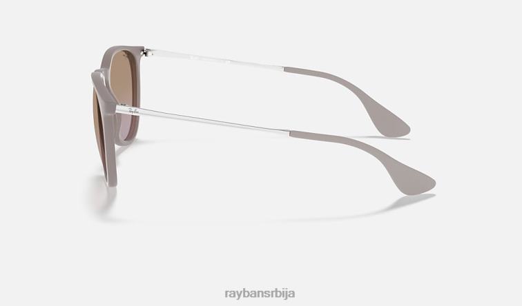 Ray-Ban ерика цлассиц P0HP150 наочаре за сунце мат тамни песак / браон / љубичаста мушкарци