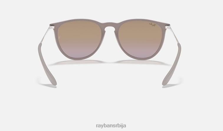 Ray-Ban ерика цлассиц P0HP150 наочаре за сунце мат тамни песак / браон / љубичаста мушкарци