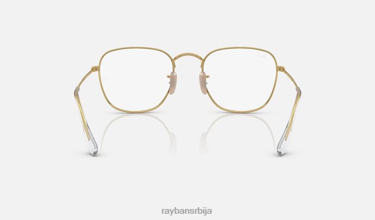 Ray-Ban искрене транзиције P0HP1516 наочаре за сунце полирано злато/провидно/сиво мушкарци