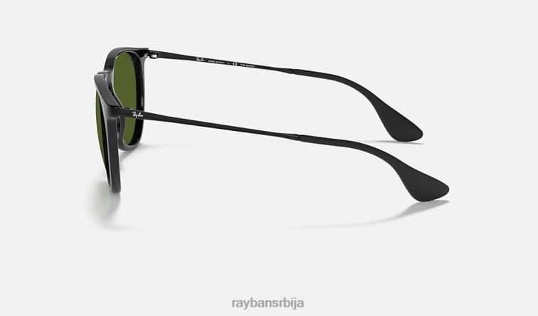Ray-Ban ерика цлассиц P0HP151 наочаре за сунце полирана црно/зелена мушкарци