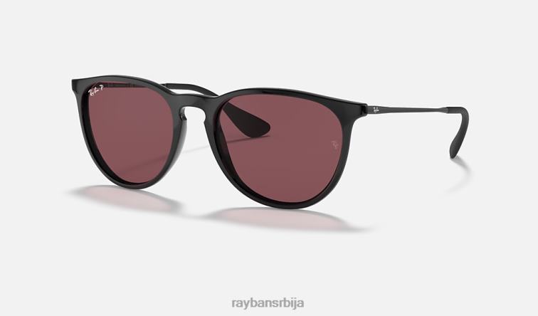 Ray-Ban ерика цлассиц P0HP152 наочаре за сунце полирана црно/љубичаста мушкарци