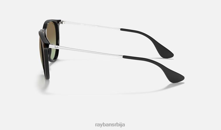 Ray-Ban ерика цлассиц P0HP154 наочаре за сунце полирана црна/зелена/браон мушкарци