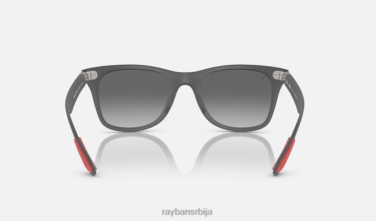 Ray-Ban сцудериа феррари монацо лтд | по мери Чарлса Леклерка P0HP1553 наочаре за сунце мат сива/сива мушкарци