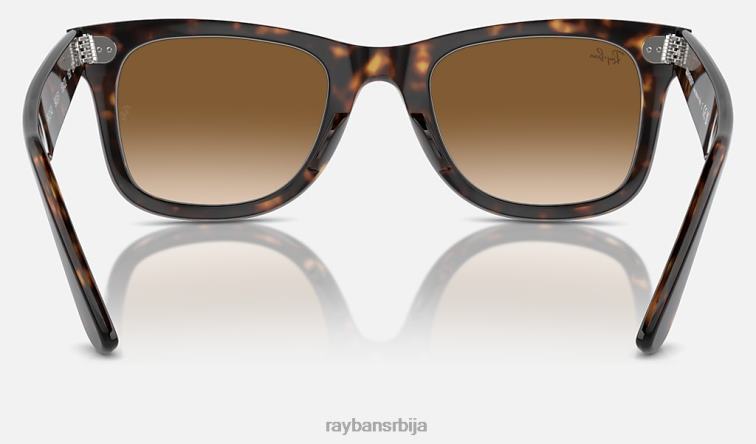 Ray-Ban оригинални ваифарер класик P0HP15 наочаре за сунце полирана корњача/светло браон мушкарци