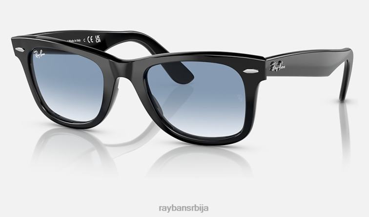Ray-Ban оригинални ваифарер класик P0HP16 наочаре за сунце полирана црно/плава мушкарци